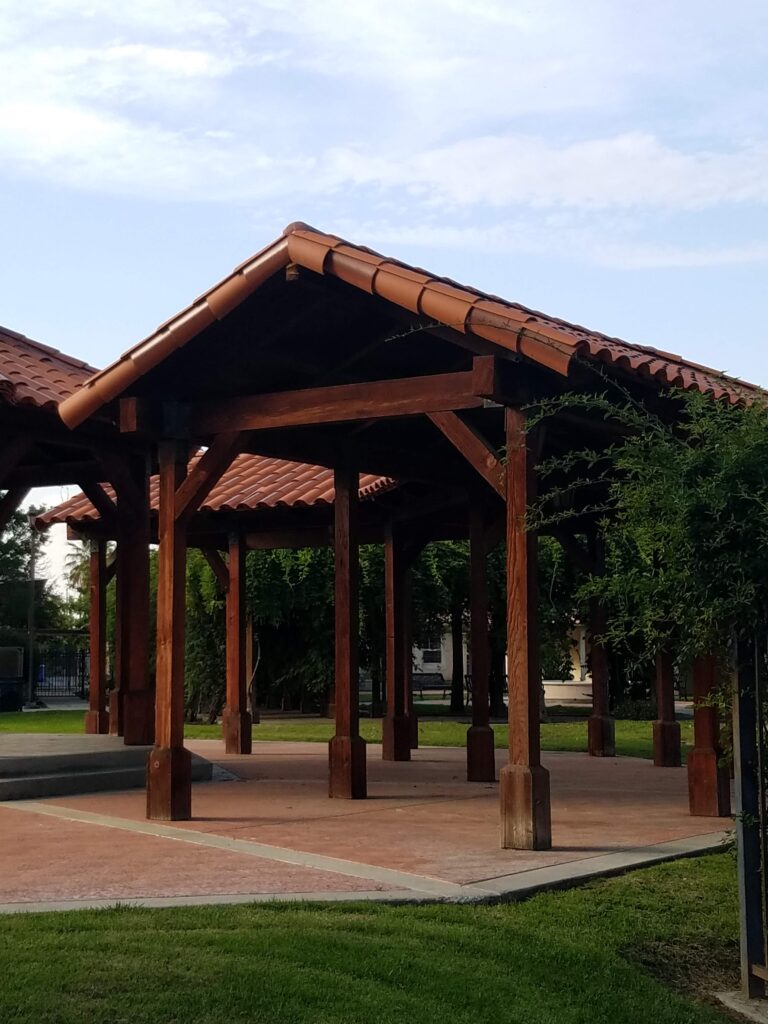 Tile-Roofed Outdoor Structure